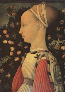 Antonio Puccio Called Pisanello Portrait of Ginevra d'Este (mk05)